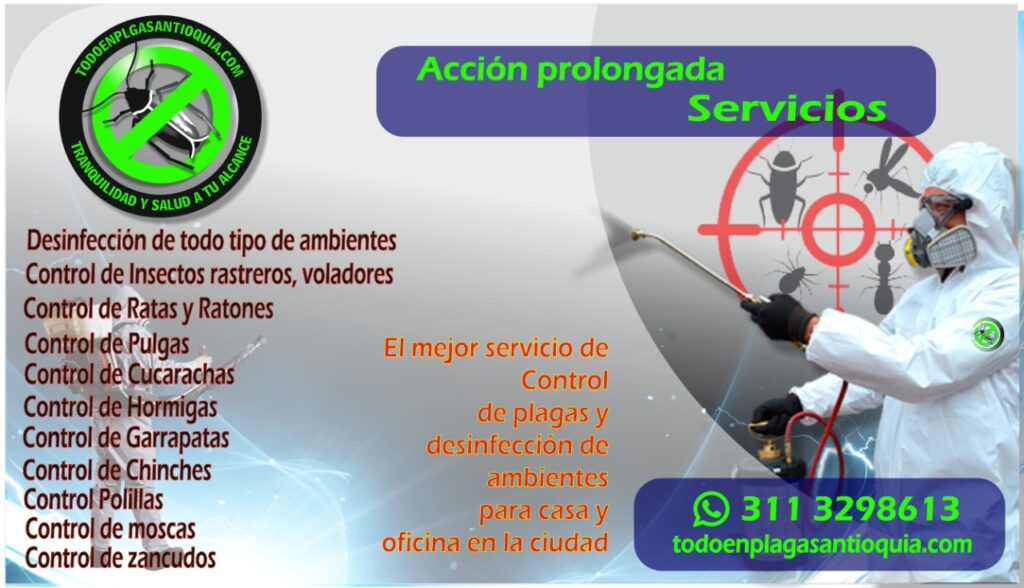 control de plagas Medellín